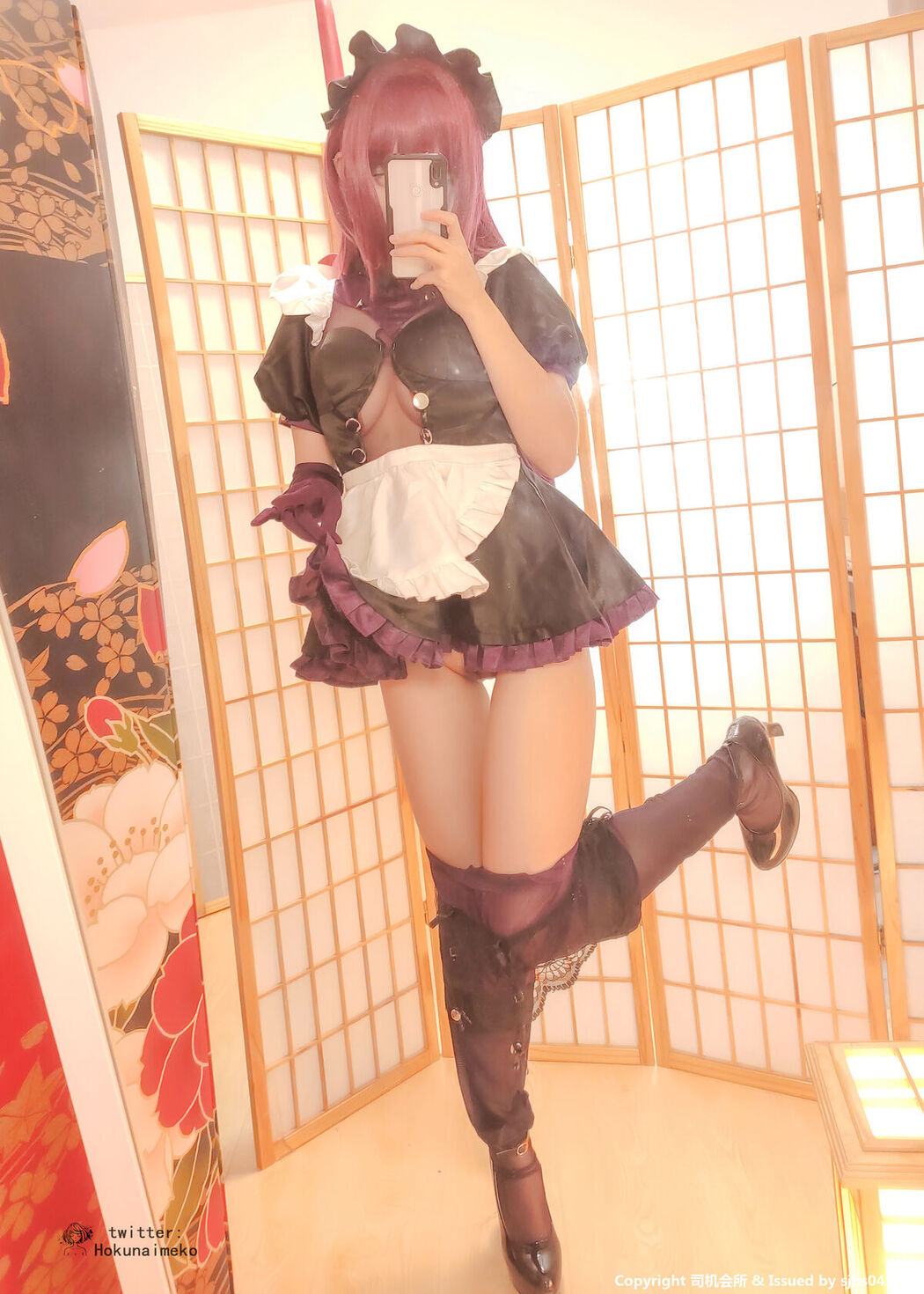 Coser@Hokunaimeko – スカアハメイド服 Part2