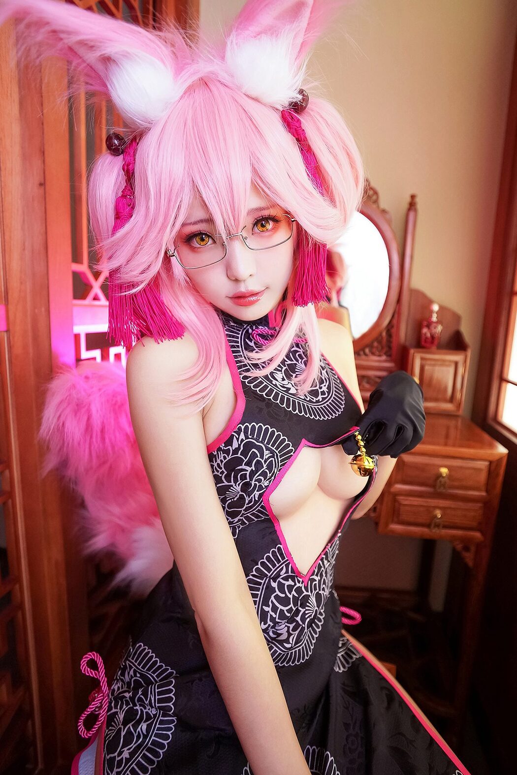 Coser@Ely_eee ElyEE子 – 玉藻前旗袍 Cover Photo