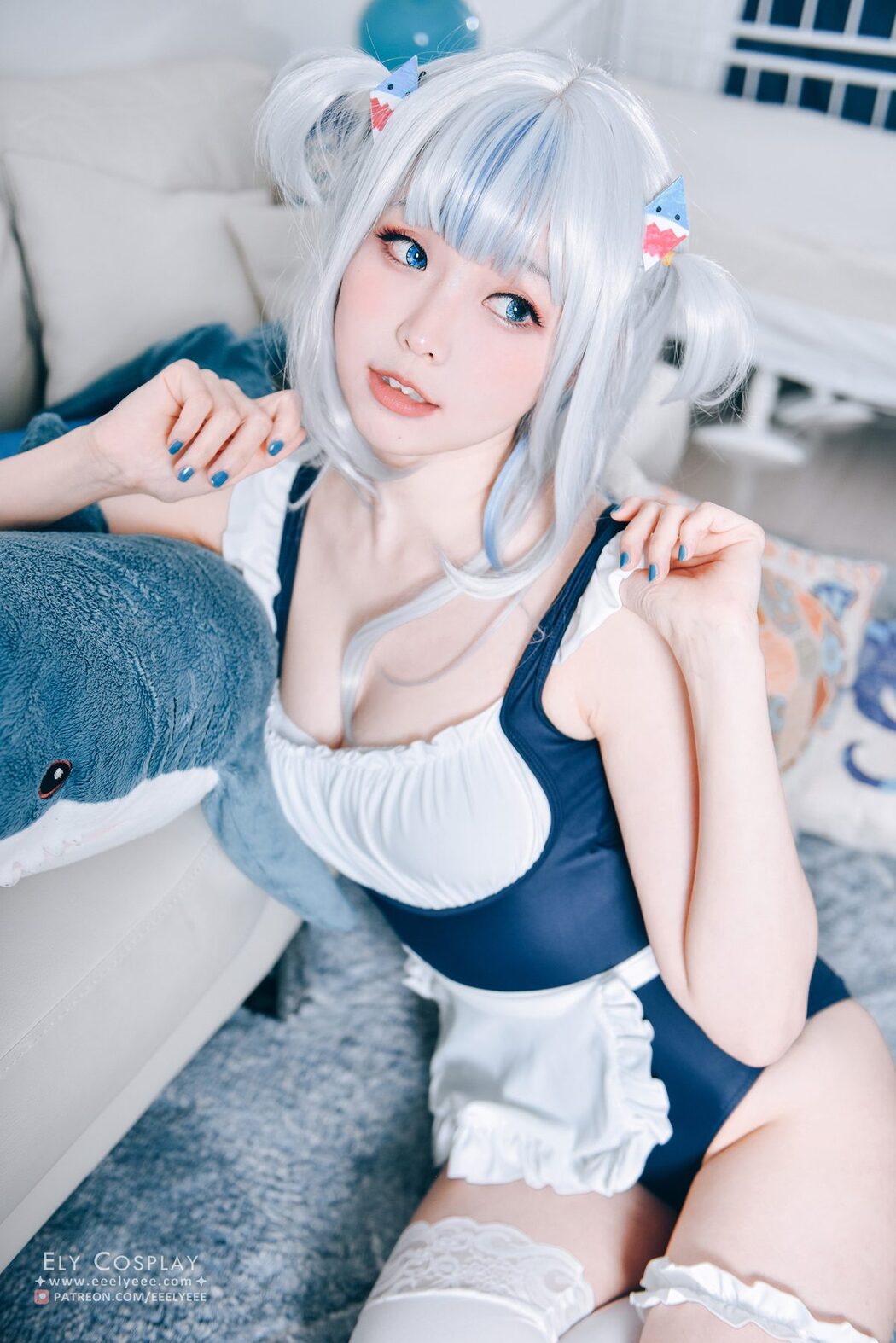 Coser@Ely_eee ElyEE子 – Gura Swimsuit