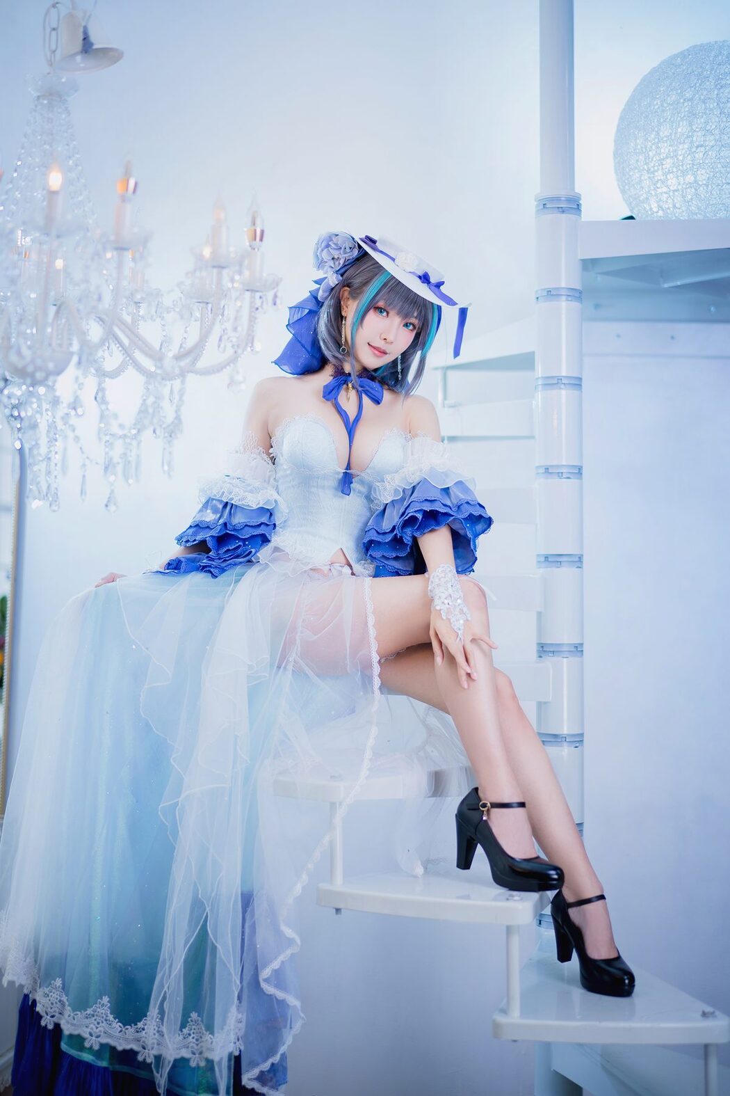 Coser@Ely_eee ElyEE子 – Cheshire Dress 柴郡禮服