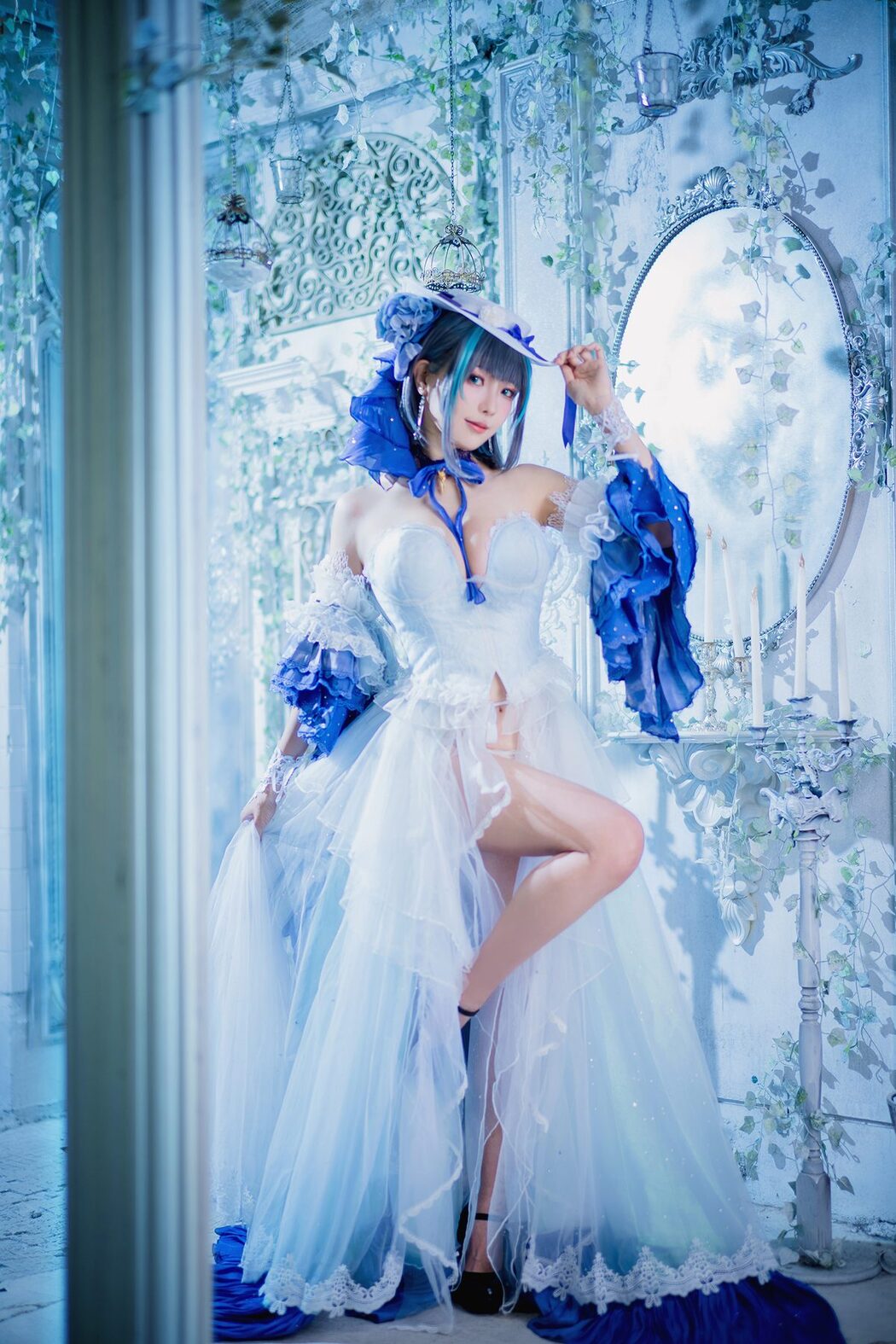 Coser@Ely_eee ElyEE子 – Cheshire Dress 柴郡禮服