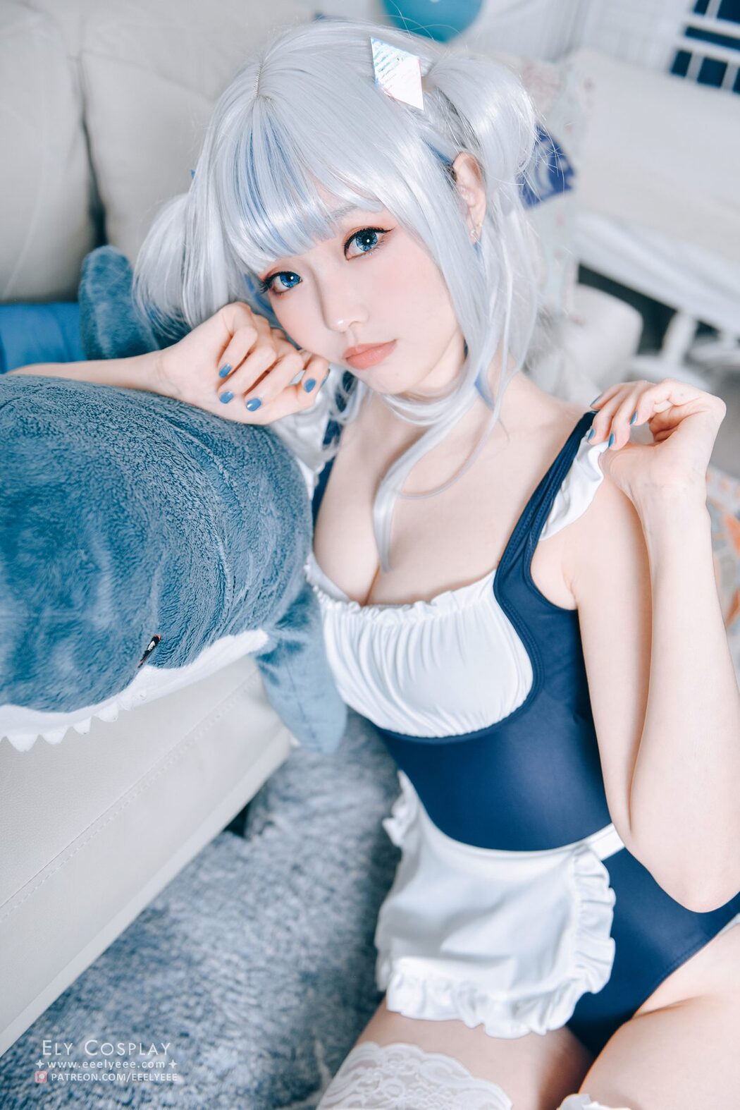 Coser@Ely_eee ElyEE子 – Gura Swimsuit