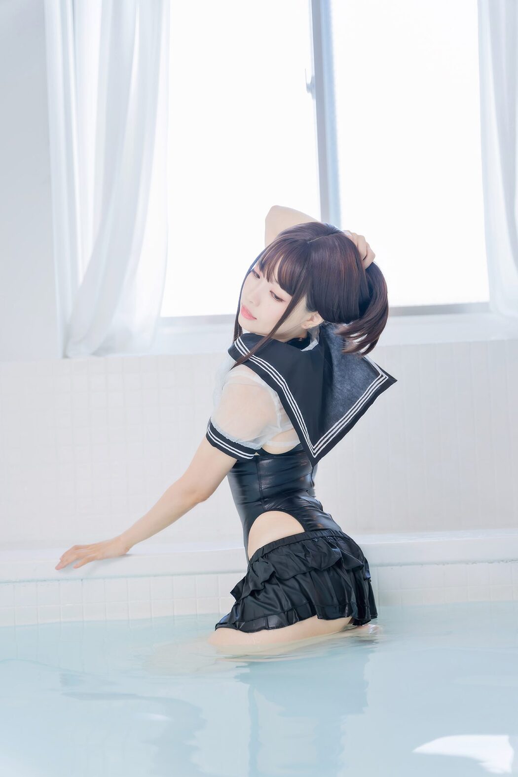 Coser@Ely_eee ElyEE子 – Racing Swimsuit 競泳水手服