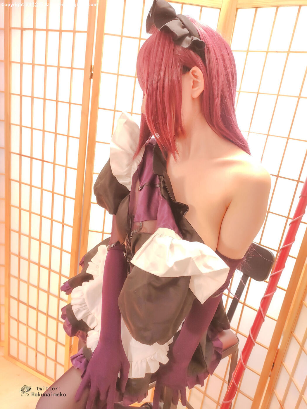 Coser@Hokunaimeko – スカアハメイド服 Part2