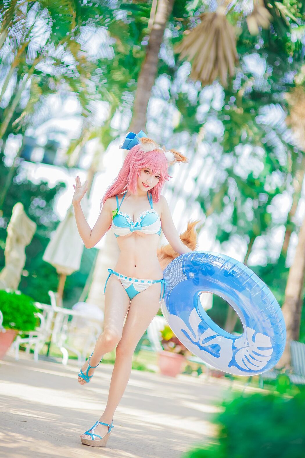 Coser@Ely_eee ElyEE子 – 玉藻前泳池