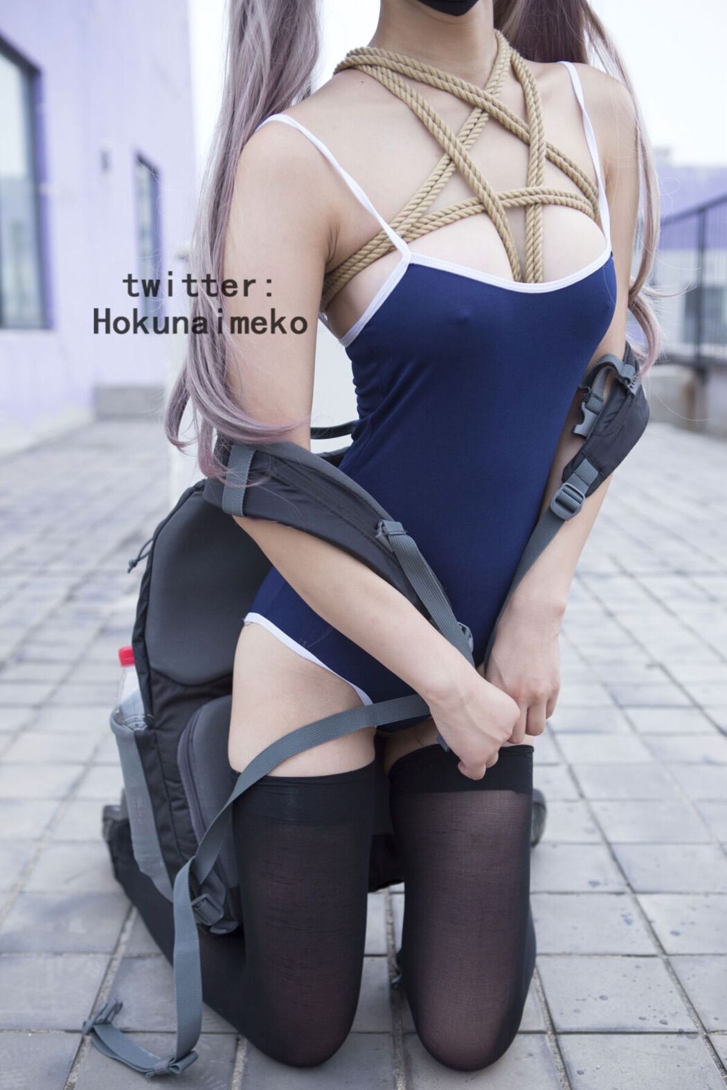 Coser@Hokunaimeko – 絞り 露出 スク水のＪＫ