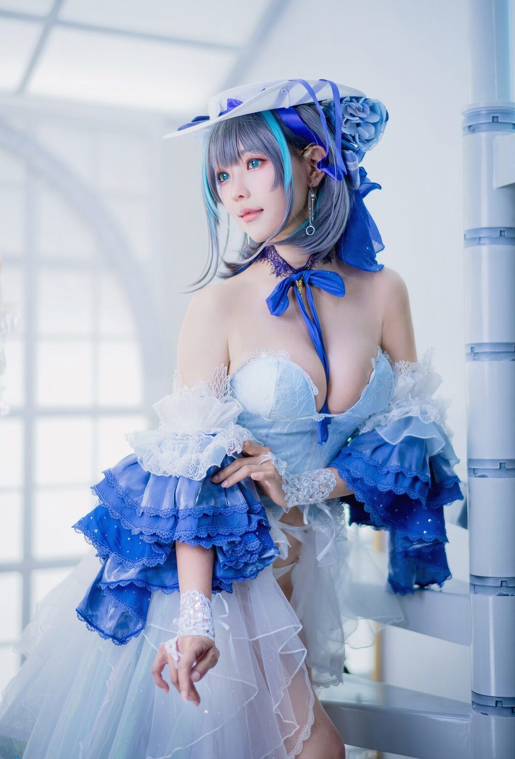 Coser@Ely_eee ElyEE子 – Cheshire Dress 柴郡禮服