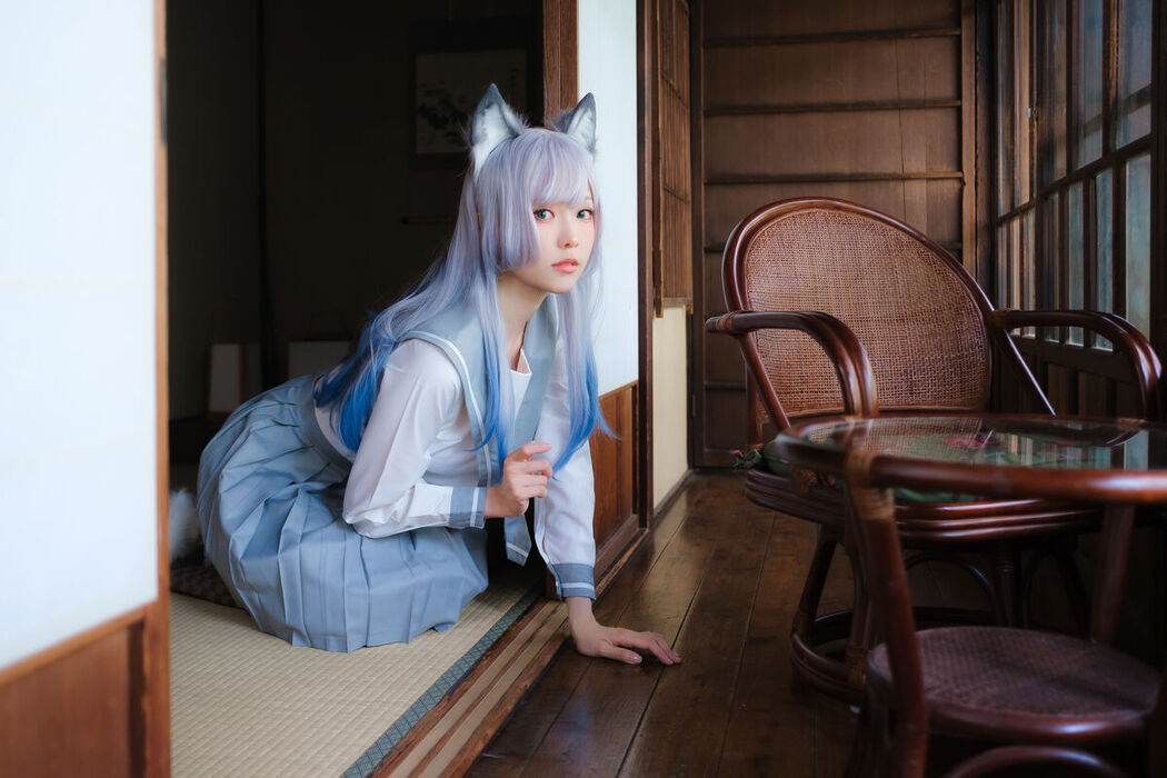 Coser@Elyee 2024年4月 – B.Veranda White Cat