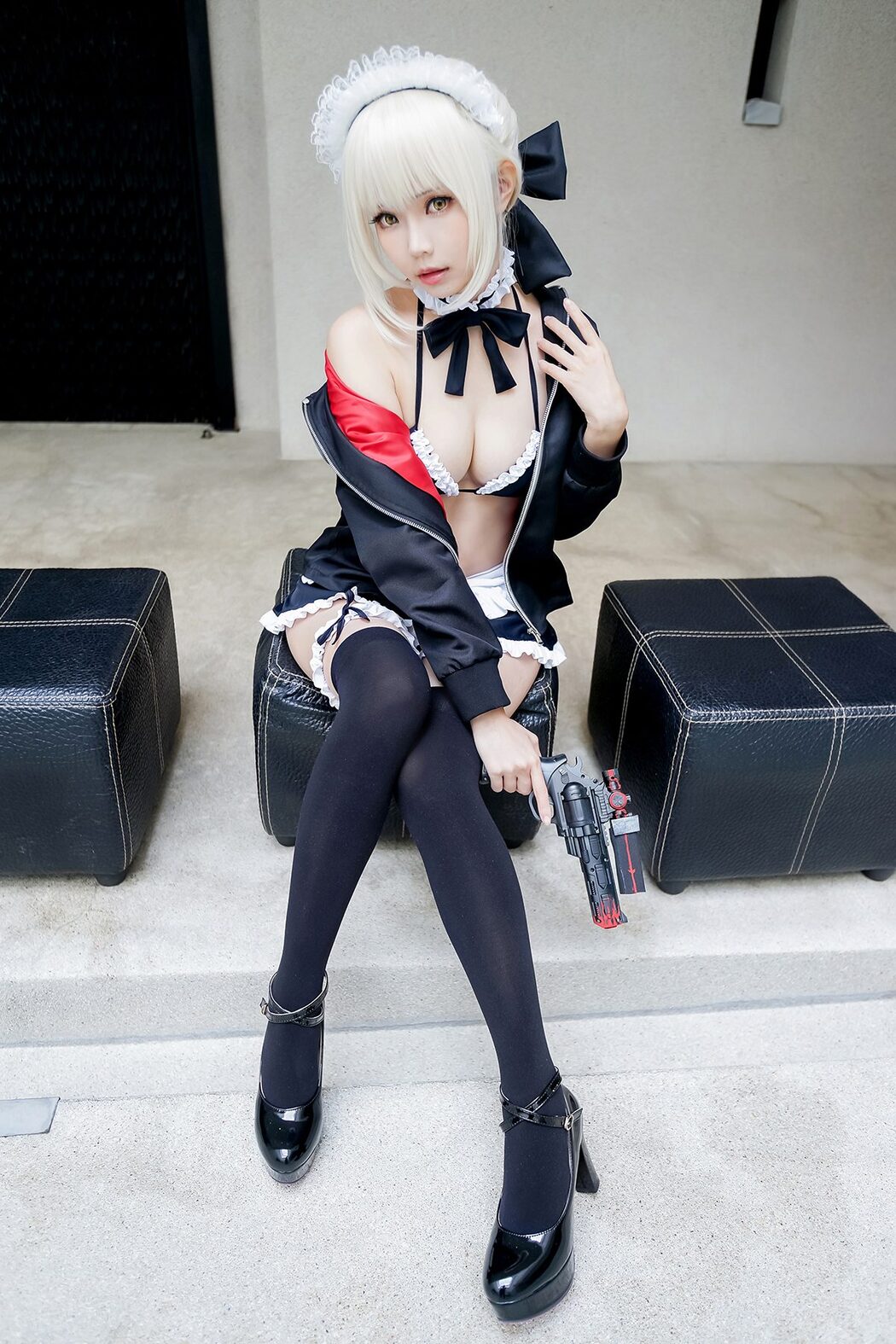 Coser@Ely_eee ElyEE子 – 贞德女仆 Cover Photo