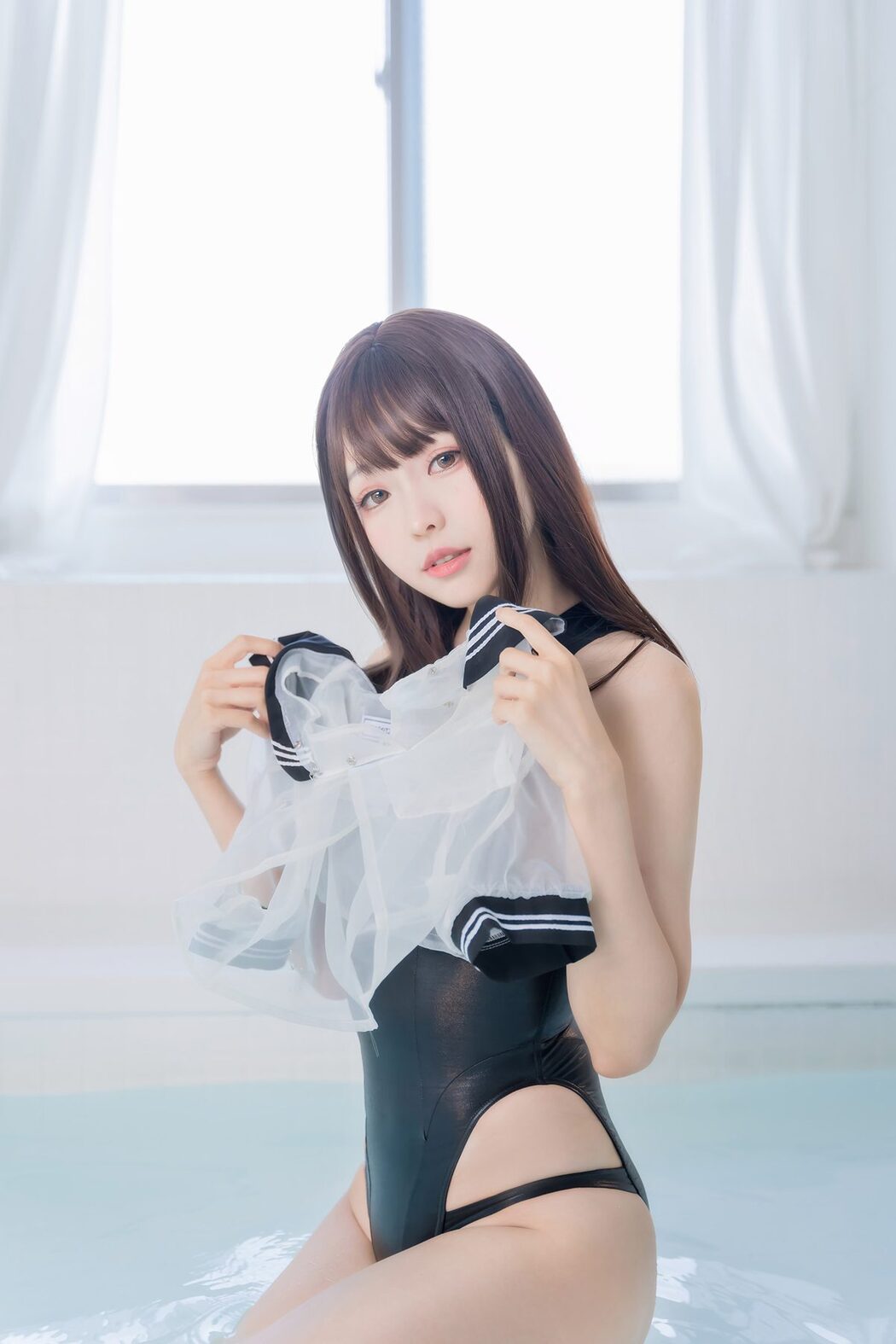 Coser@Ely_eee ElyEE子 – Racing Swimsuit 競泳水手服