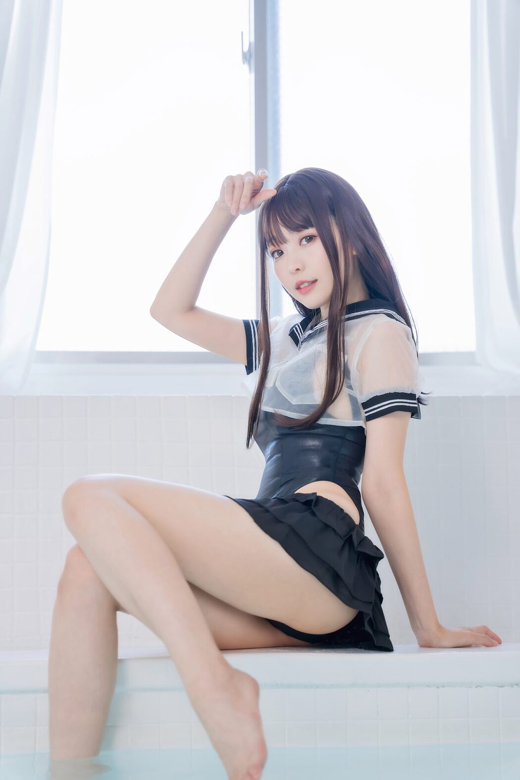 Coser@Ely_eee ElyEE子 – Racing Swimsuit 競泳水手服