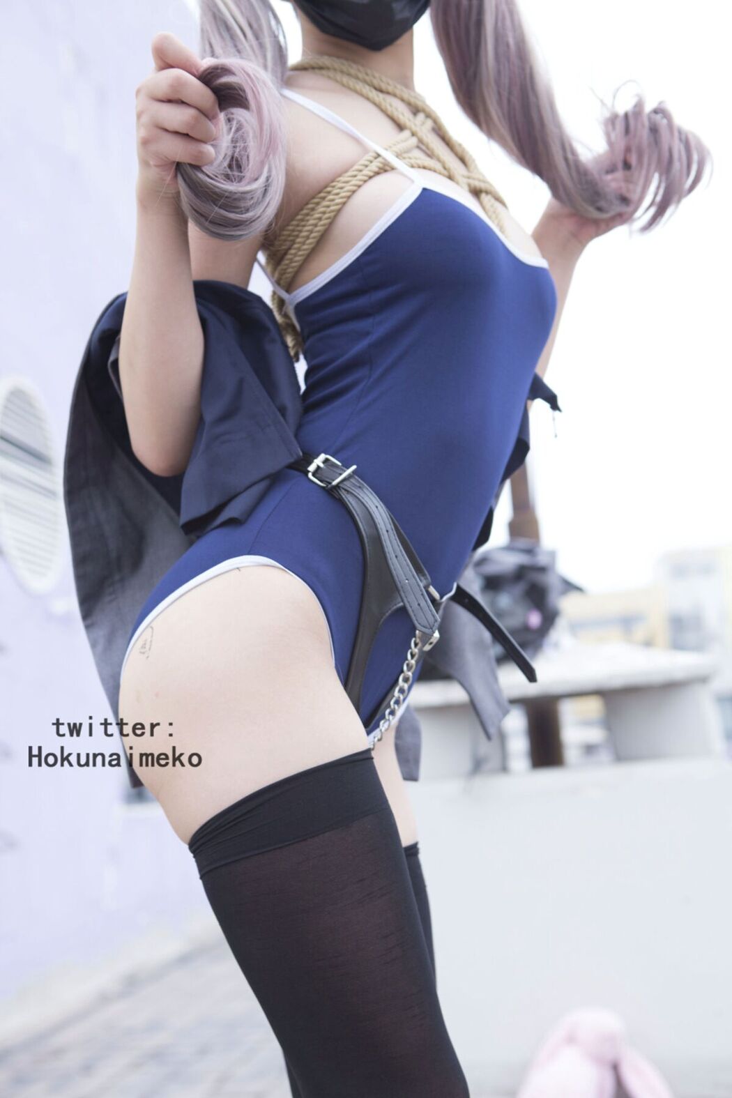 Coser@Hokunaimeko – 絞り 露出 スク水のＪＫ