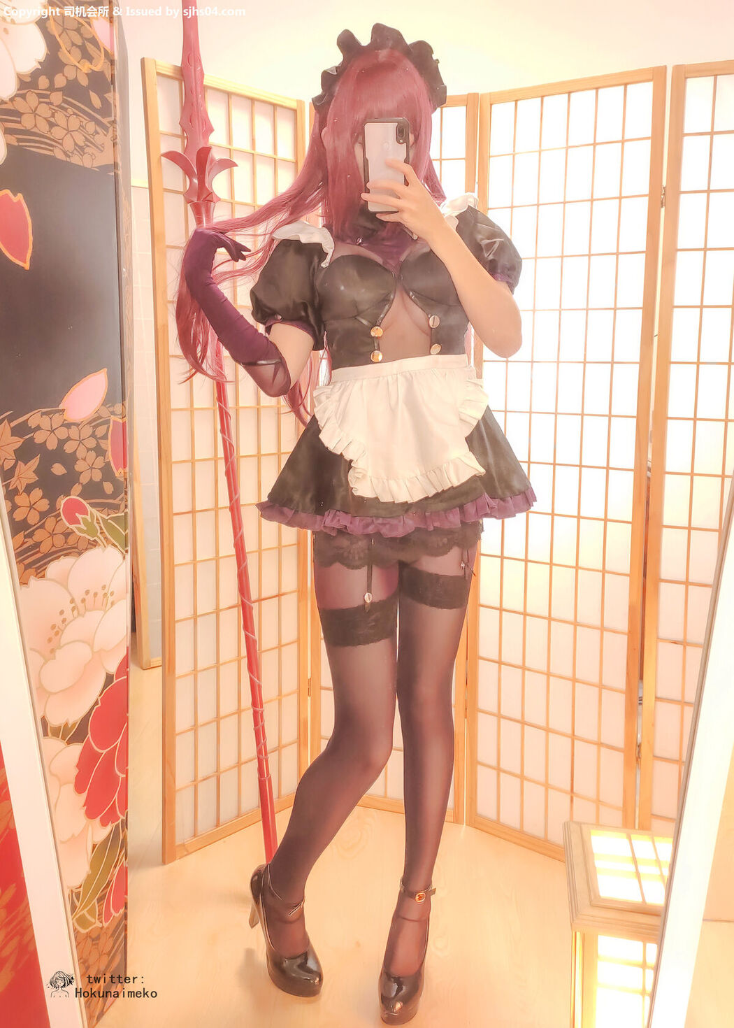 Coser@Hokunaimeko – スカアハメイド服 Part2