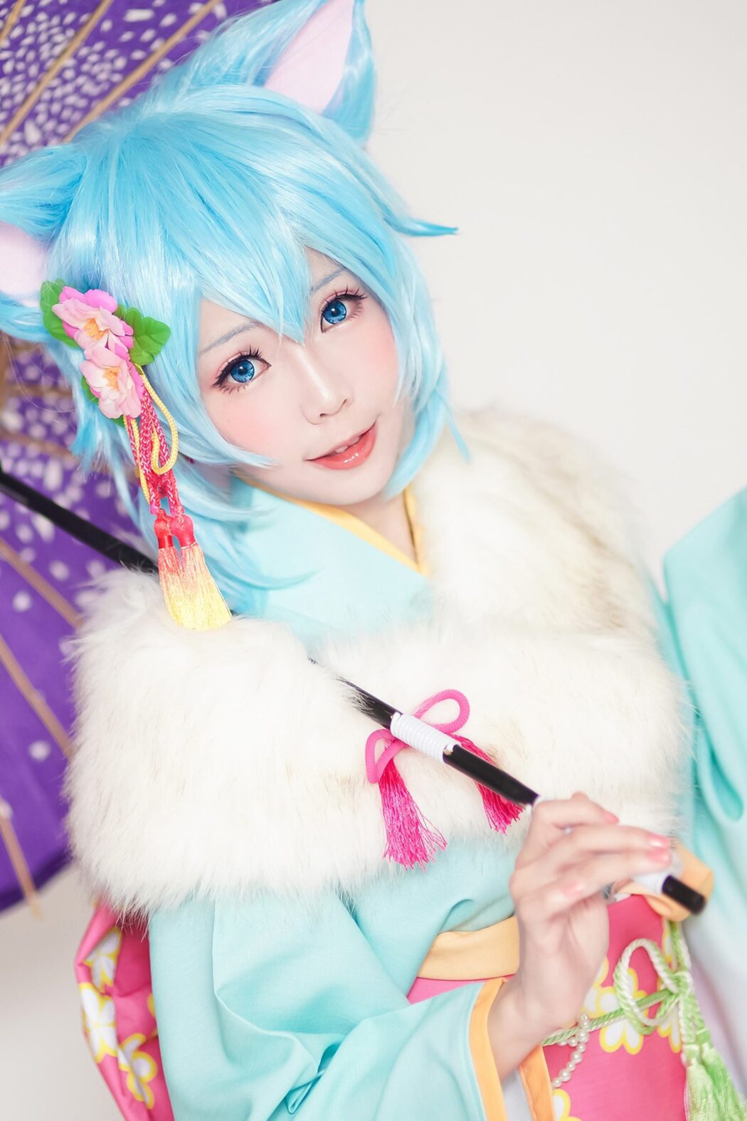 Coser@Ely_eee ElyEE子 – 诗乃浴衣 Cover Photo