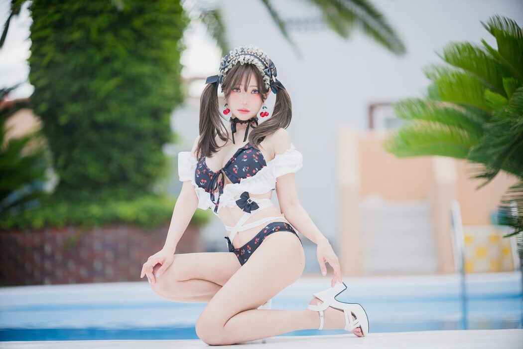 Coser@Ely_eee ElyEE子 – 2023 August B-櫻桃地雷系少女 Cherry Ground Mine Girl