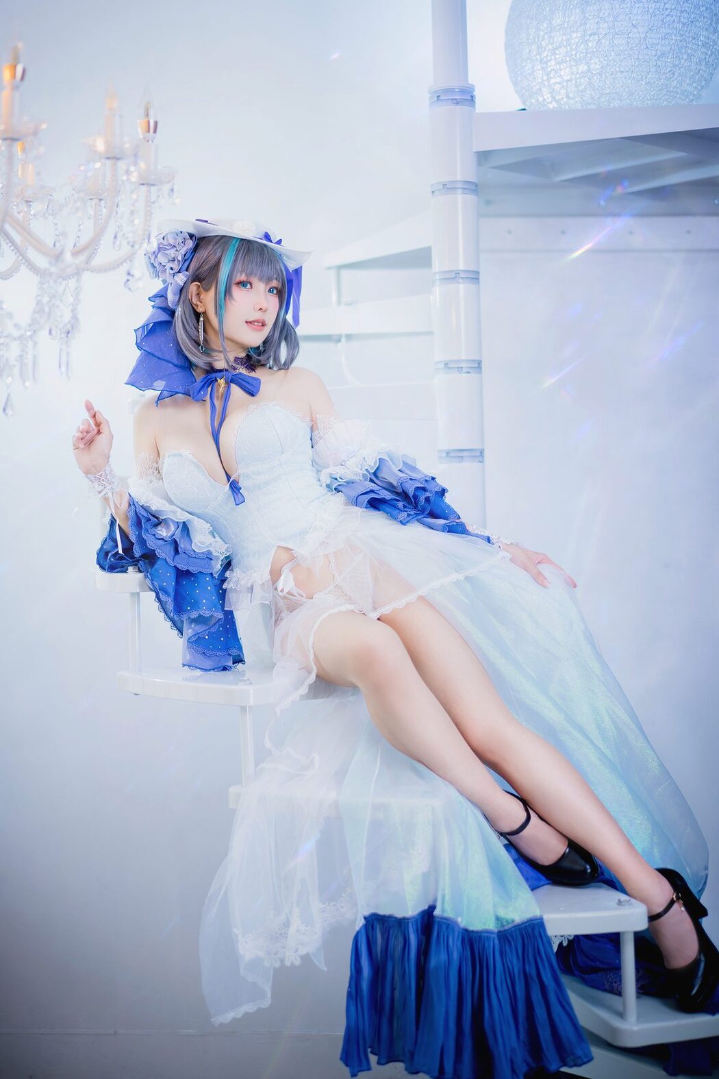 Coser@Ely_eee ElyEE子 – Cheshire Dress 柴郡禮服