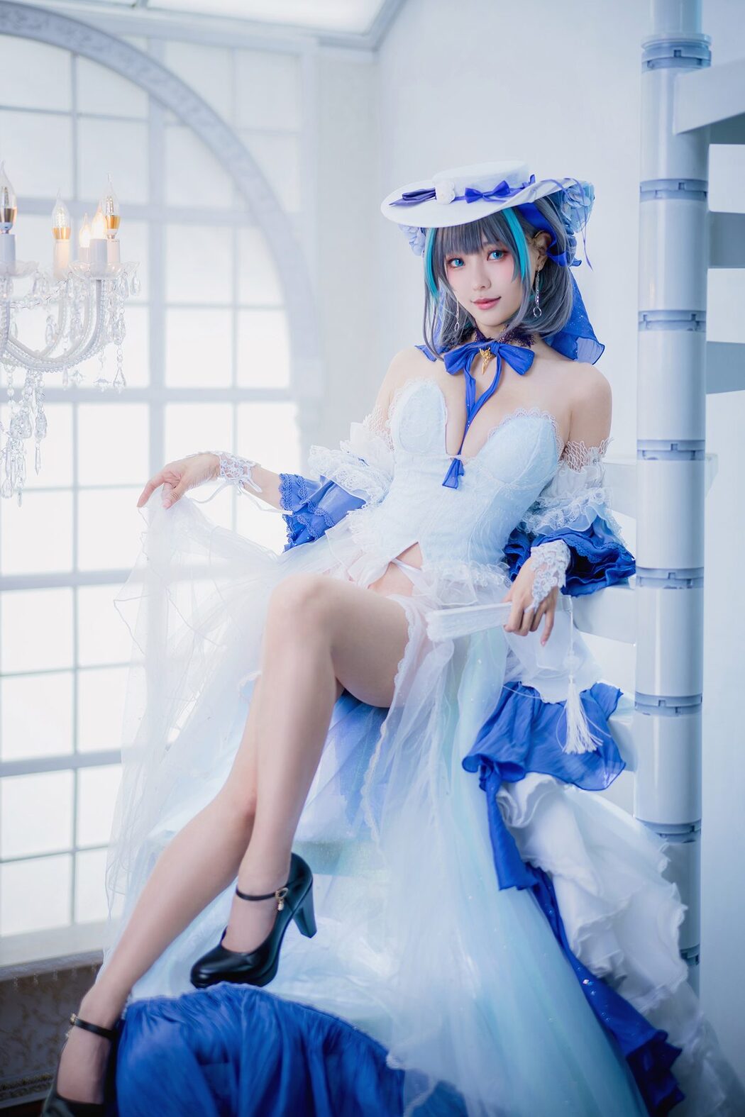 Coser@Ely_eee ElyEE子 – Cheshire Dress 柴郡禮服