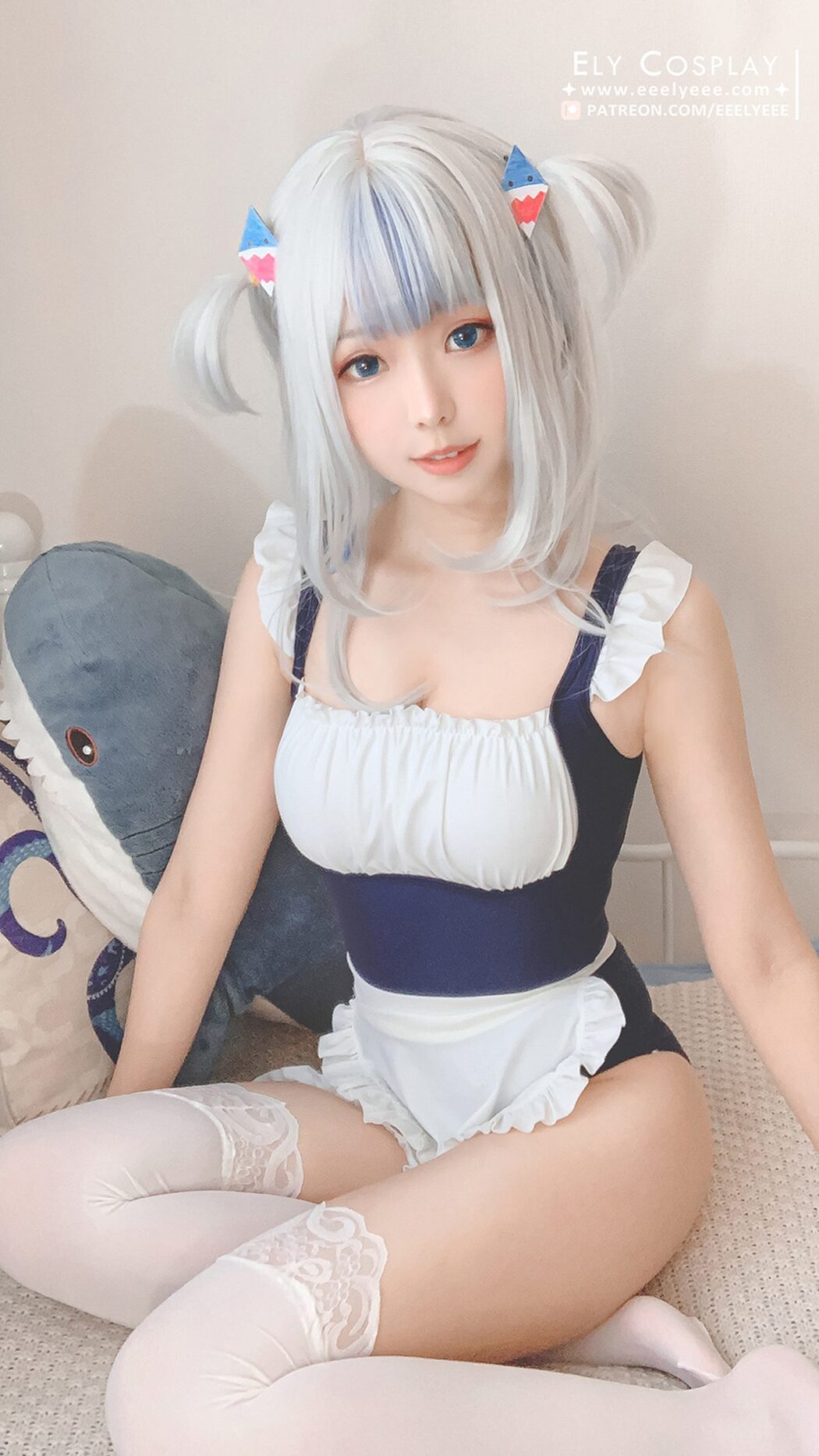 Coser@Ely_eee ElyEE子 – Gura Swimsuit