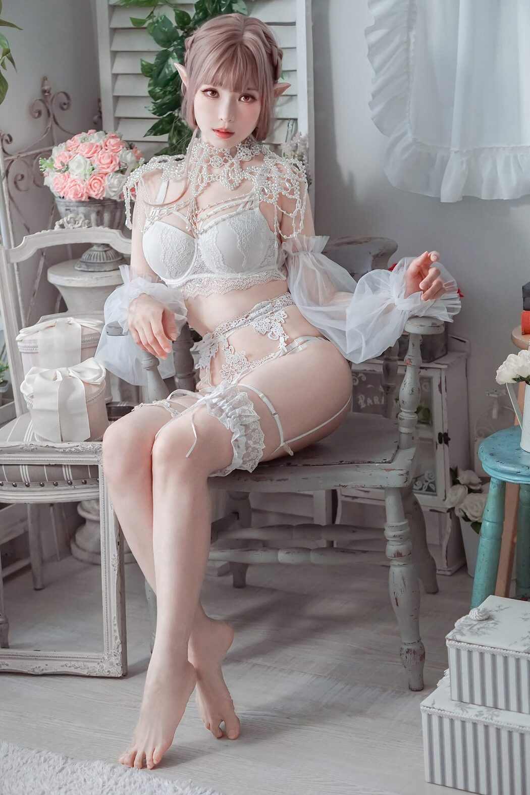 Coser@Ely_eee ElyEE子 – Bride And Lingerie