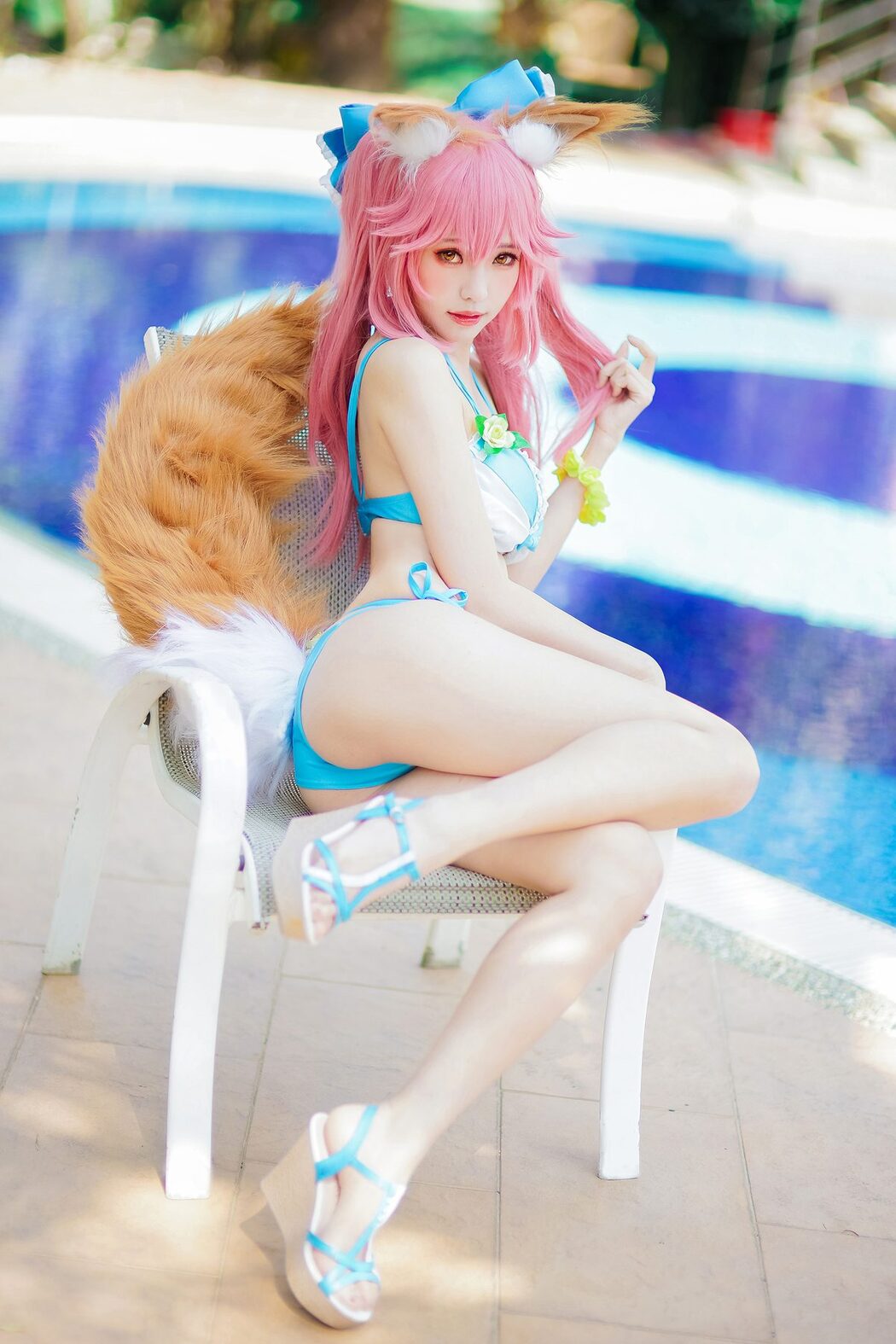 Coser@Ely_eee ElyEE子 – 玉藻前泳池