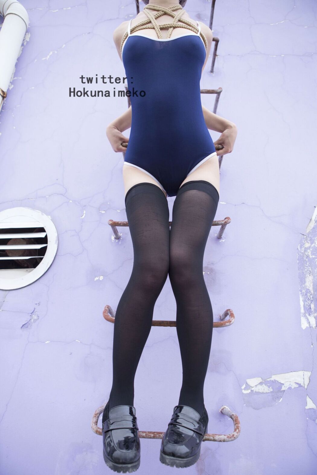 Coser@Hokunaimeko – 絞り 露出 スク水のＪＫ