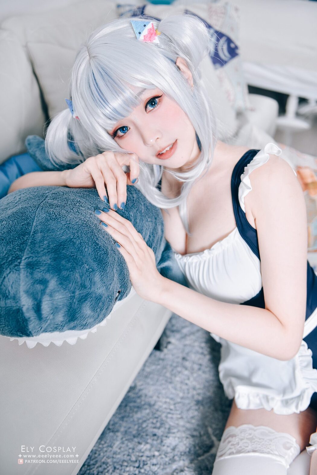 Coser@Ely_eee ElyEE子 – Gura Swimsuit