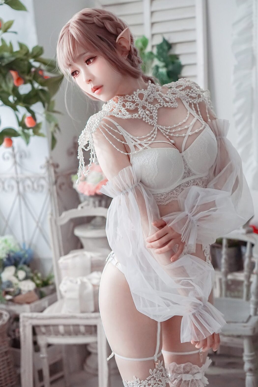 Coser@Ely_eee ElyEE子 – Bride And Lingerie