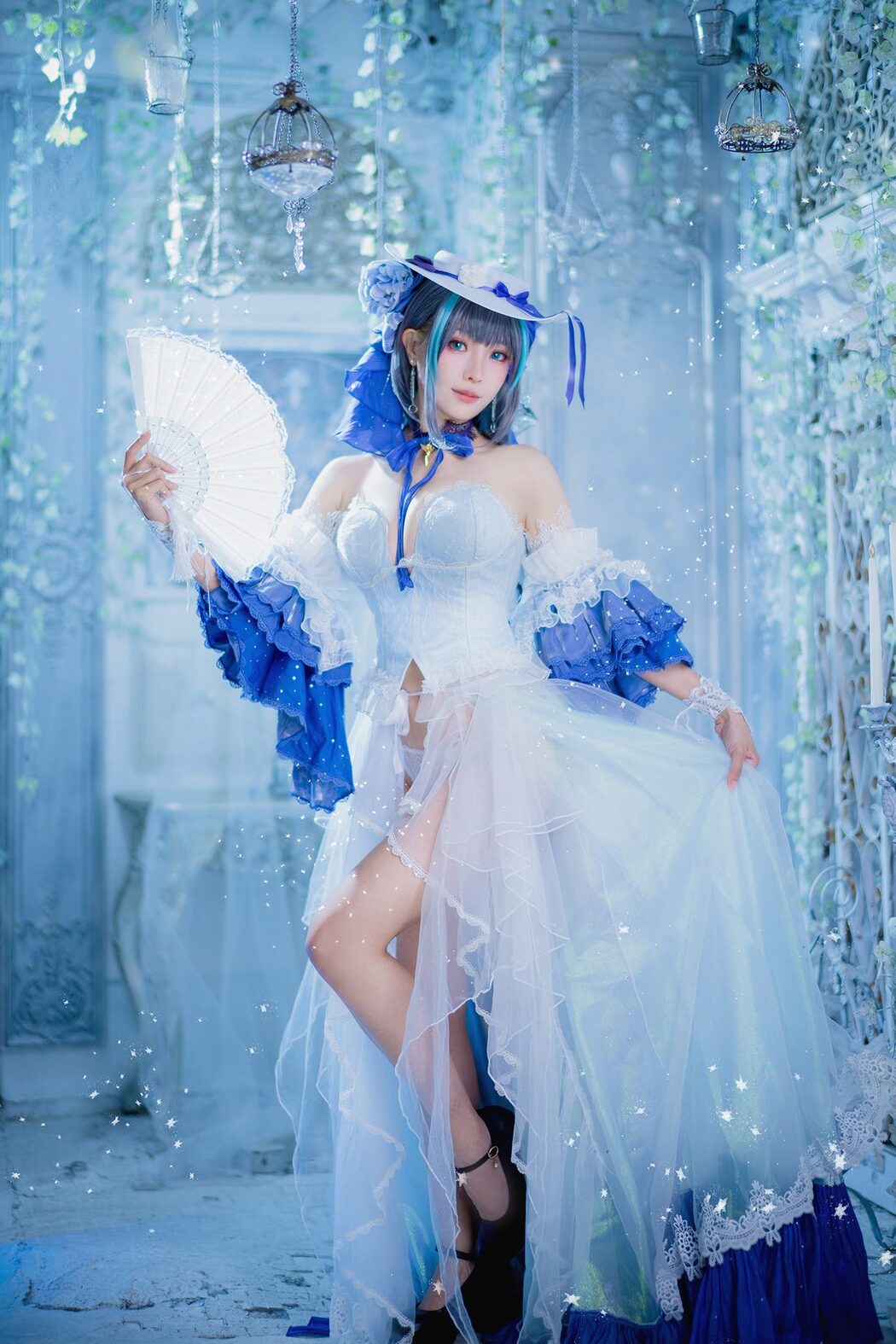 Coser@Ely_eee ElyEE子 – Cheshire Dress 柴郡禮服