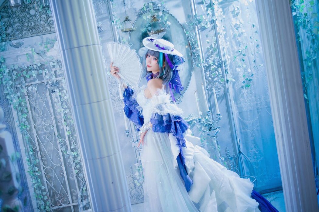 Coser@Ely_eee ElyEE子 – Cheshire Dress 柴郡禮服