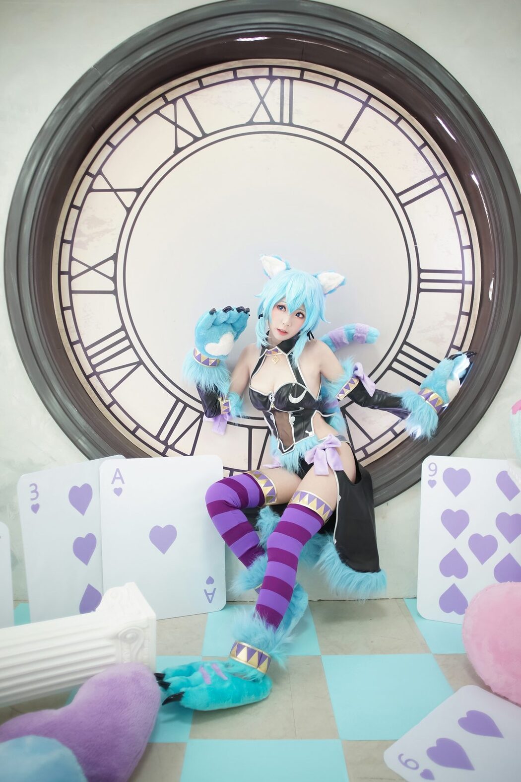 Coser@Ely_eee ElyEE子 – 诗乃扑克猫