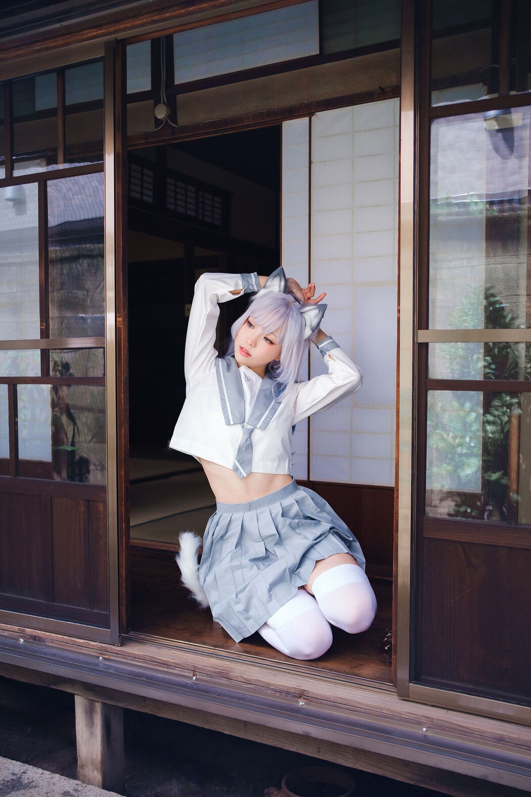 Coser@Elyee 2024年4月 – B.Veranda White Cat