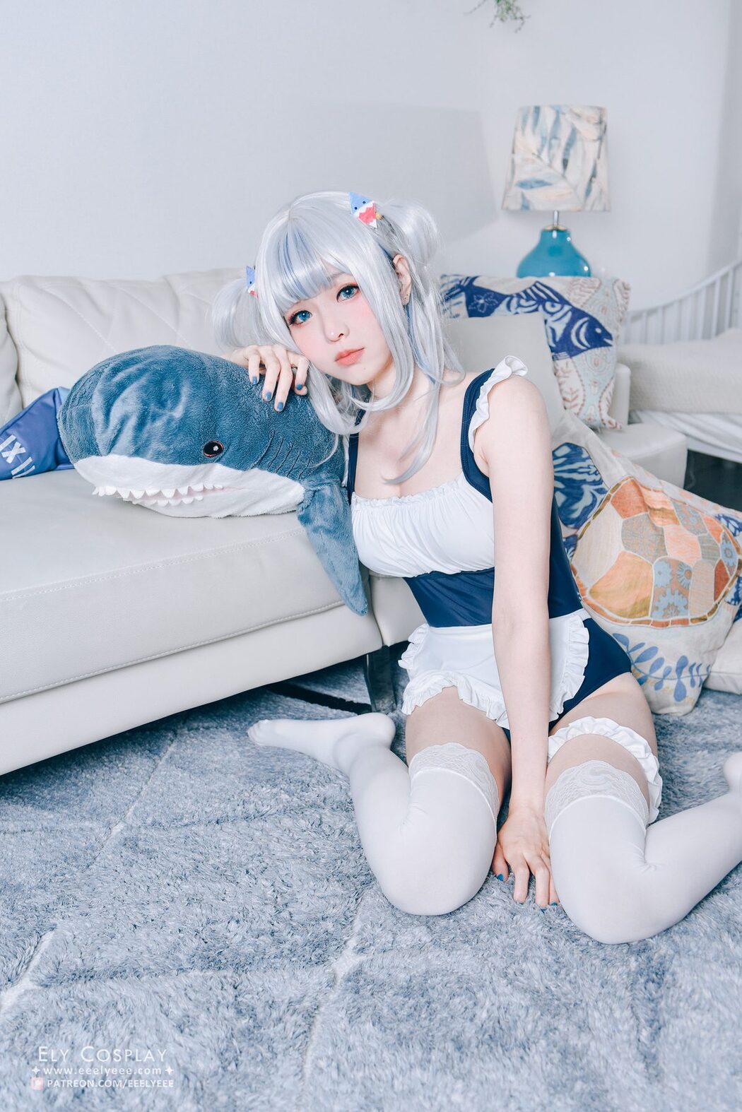 Coser@Ely_eee ElyEE子 – Gura Swimsuit