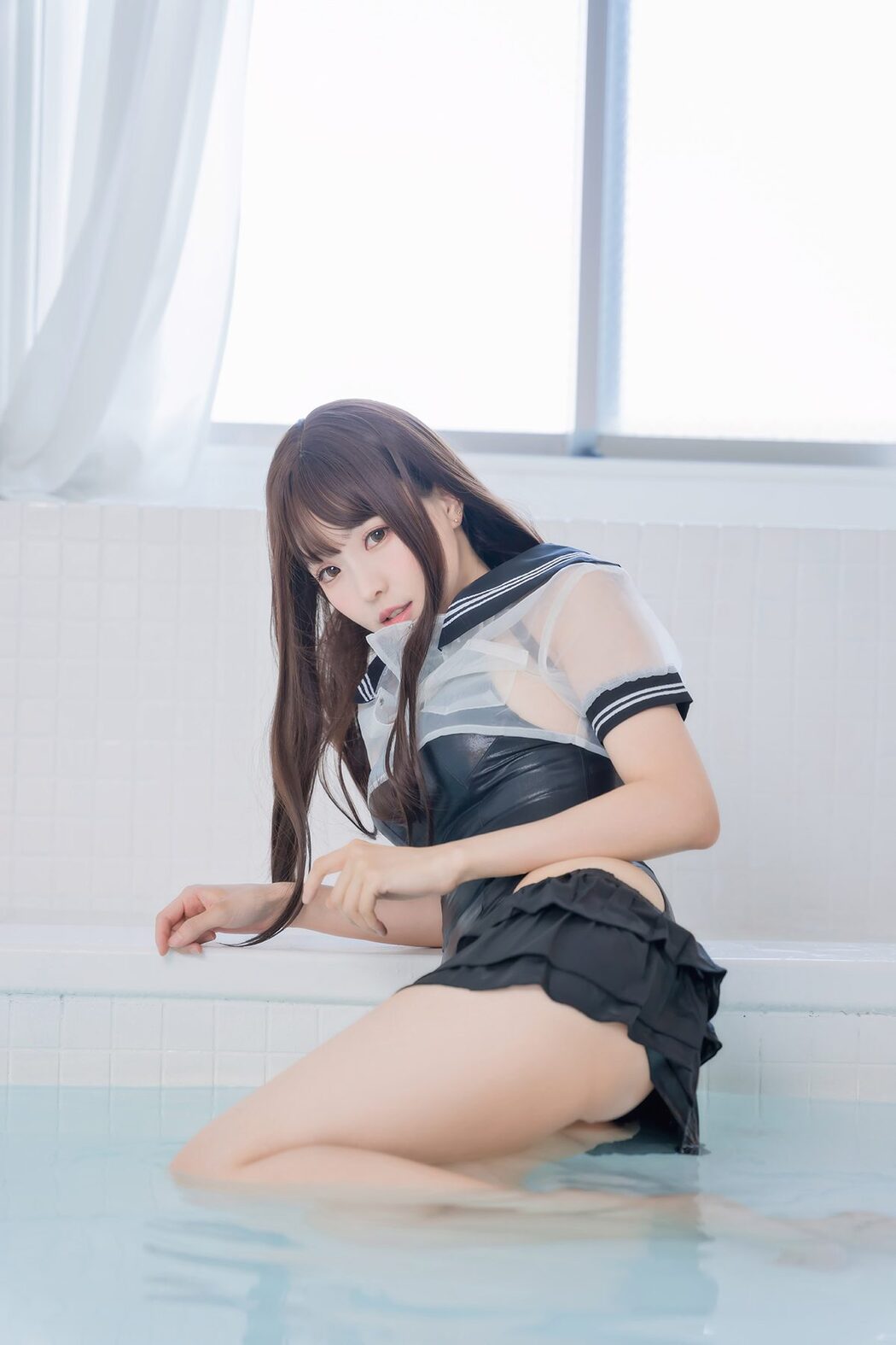 Coser@Ely_eee ElyEE子 – Racing Swimsuit 競泳水手服