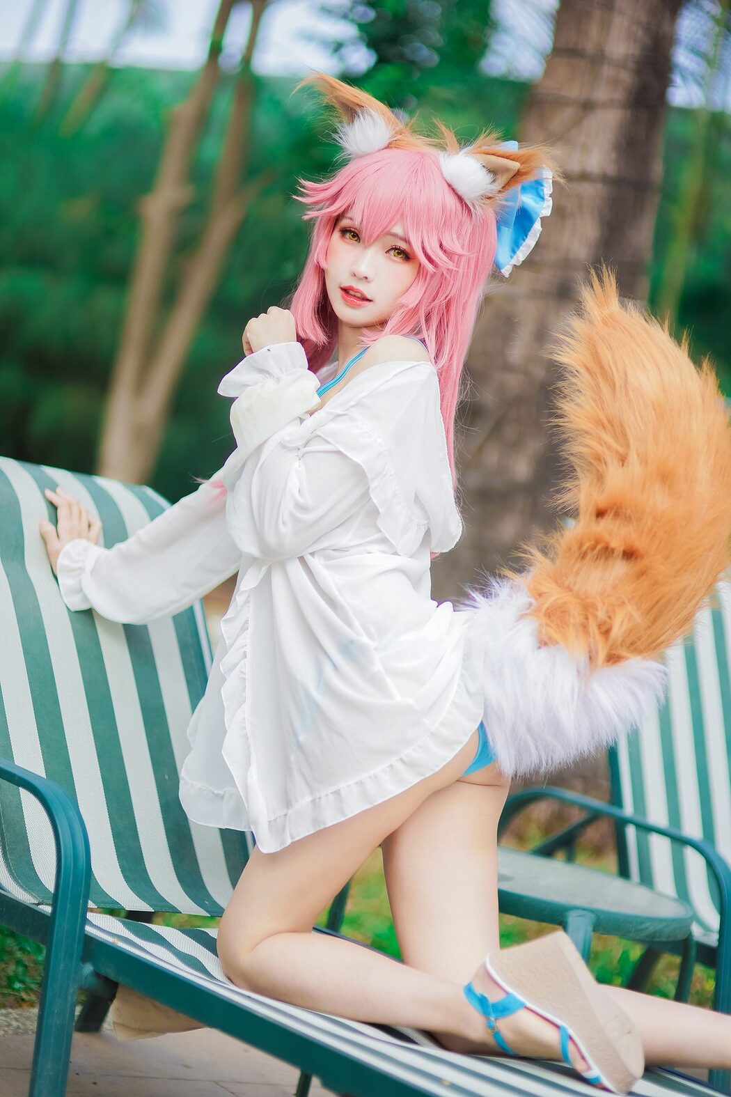 Coser@Ely_eee ElyEE子 – 玉藻前泳池