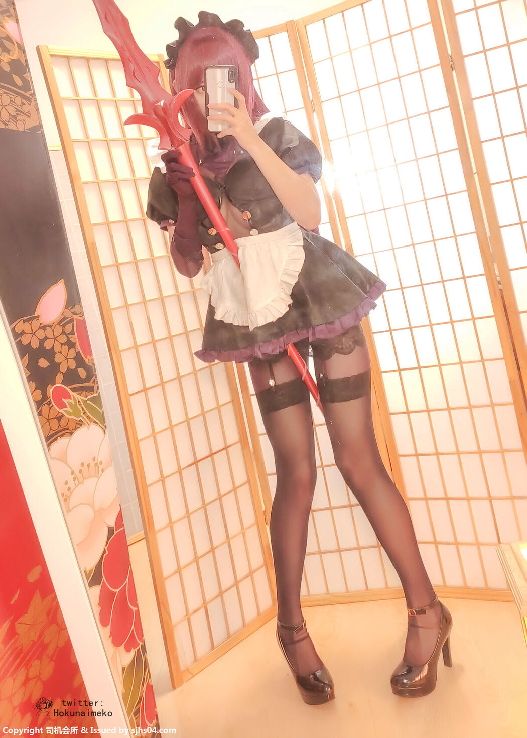 Coser@Hokunaimeko – スカアハメイド服 Part2