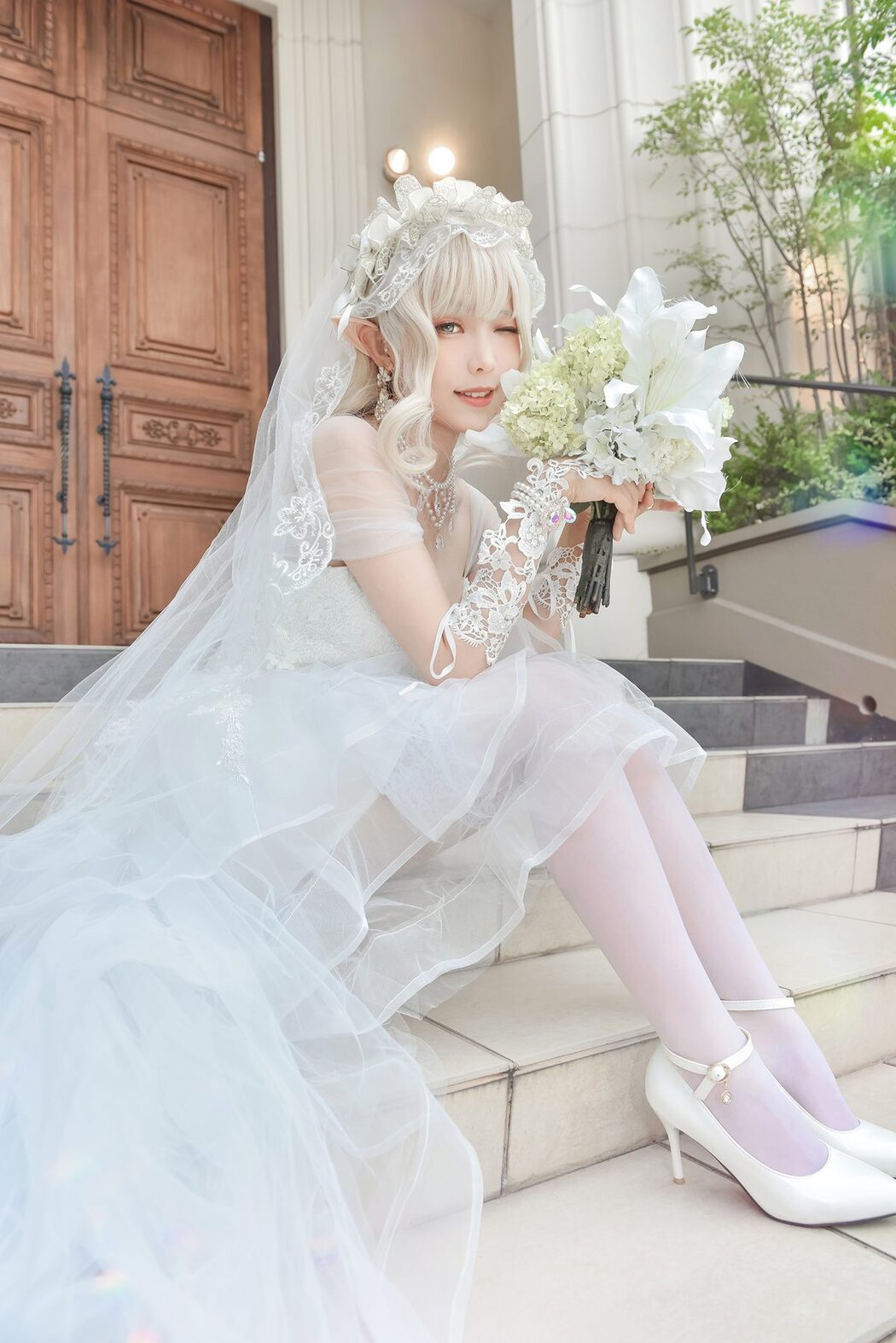 Coser@Ely_eee ElyEE子 – Bride And Lingerie