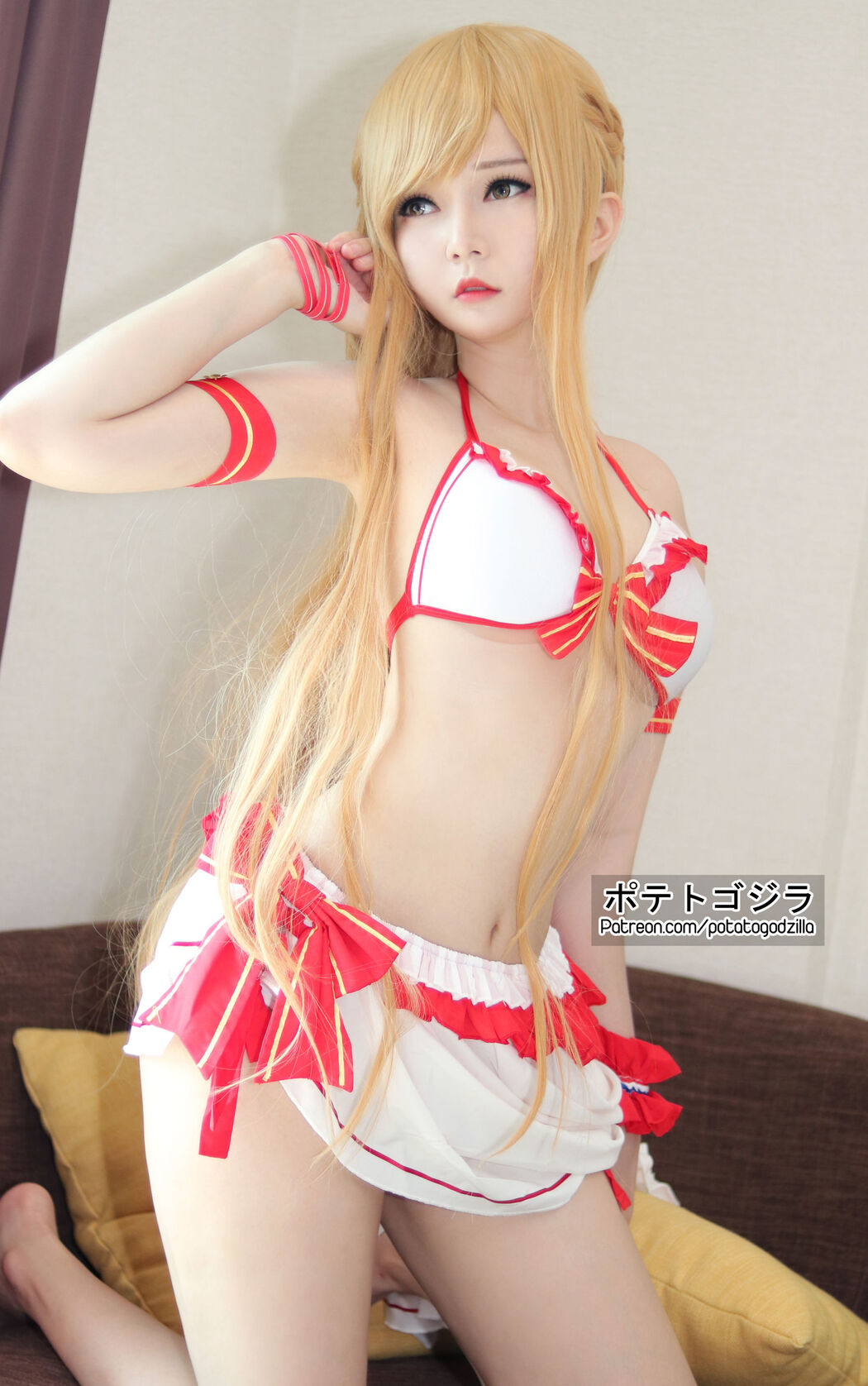 [COS Welfare] Miss Coser Potato Godzilla - Asuna