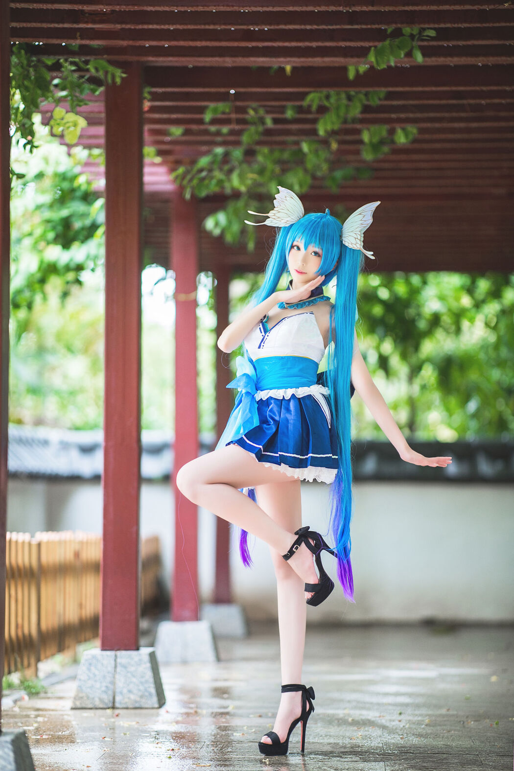 [COS Welfare] Long Legs Coser Qingqingko Js - Hatsune Miku