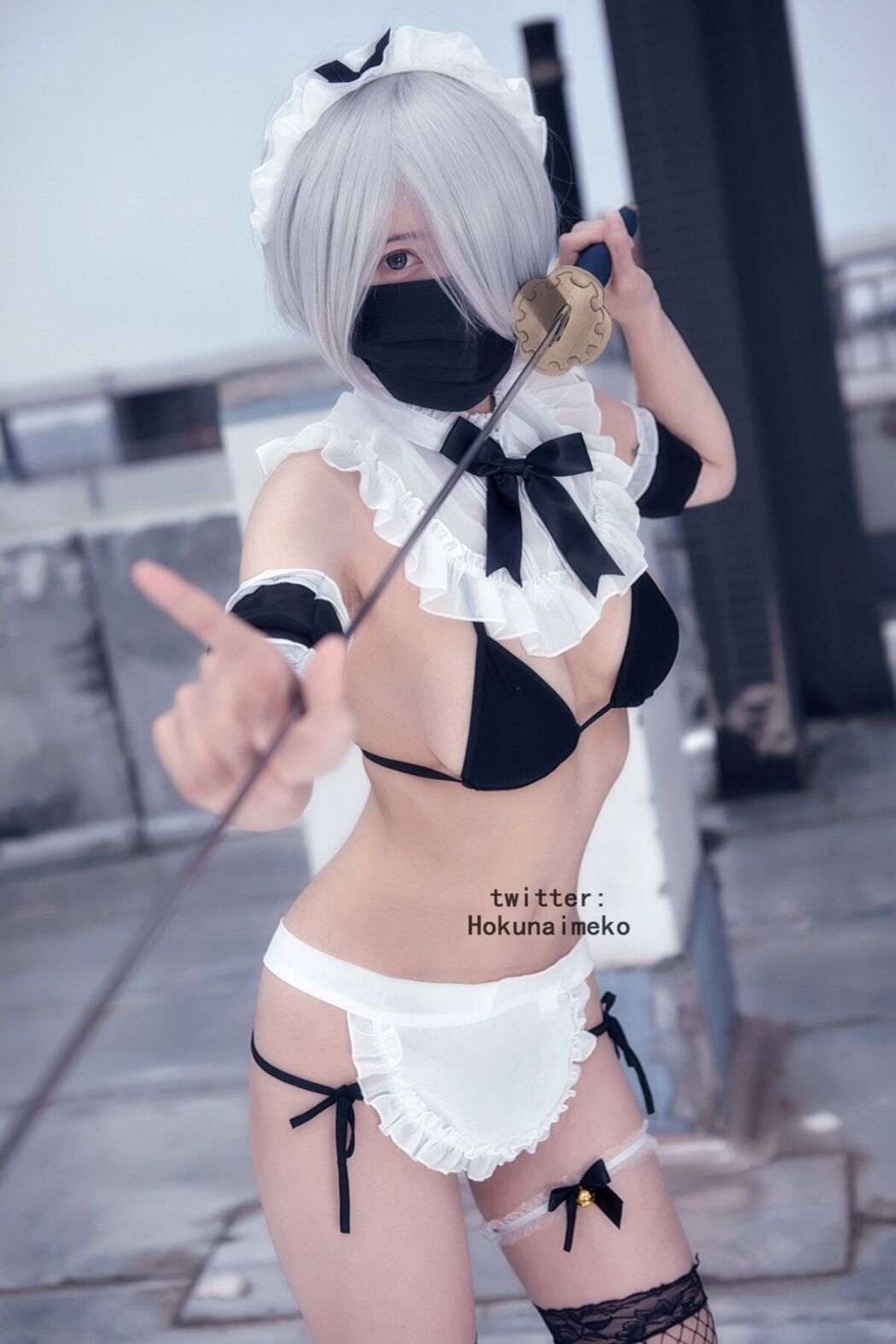 Coser@Hokunaimeko – 戦闘メイド Cover Photo