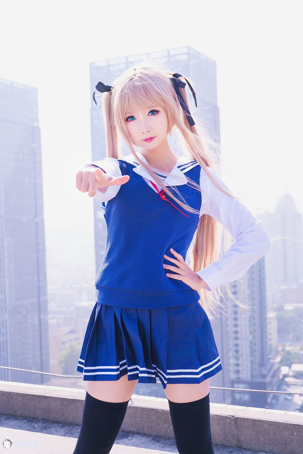 COSER Noodle Fairy "Double Ponytail COS" [COSPLAY Beauty]