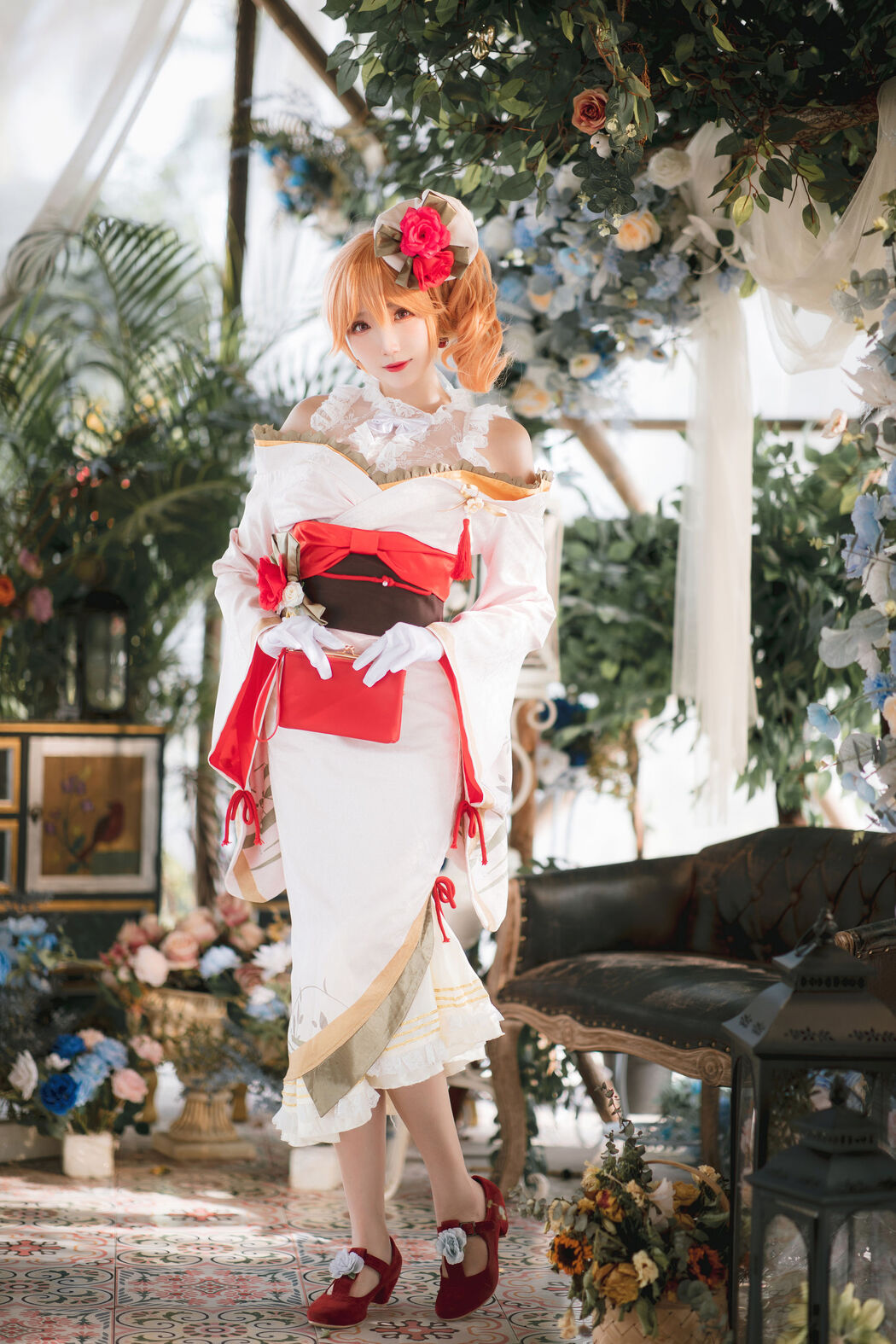 [COS Welfare] Coser Guashi Sauce Welfare - Azur Lane Richelieu Kimono