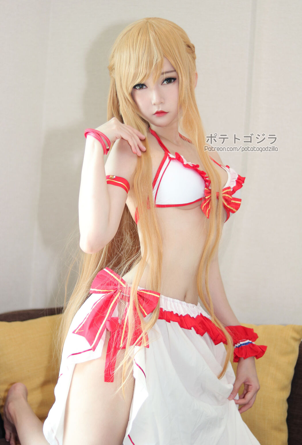 [COS Welfare] Miss Coser Potato Godzilla - Asuna