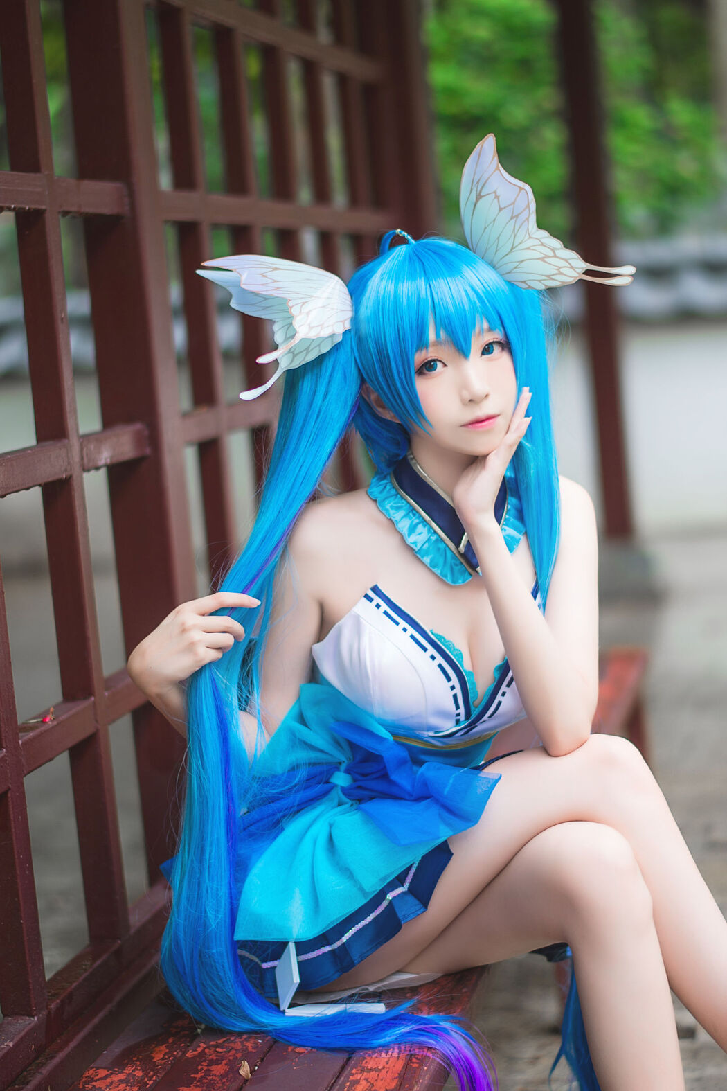 [COS Welfare] Long Legs Coser Qingqingko Js - Hatsune Miku