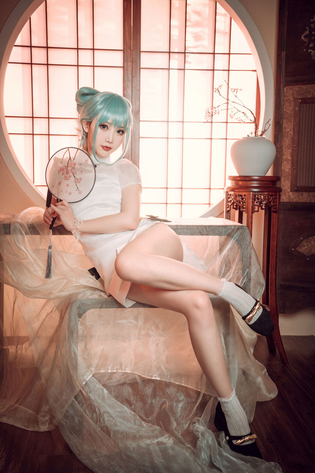 [COS Welfare] Cute and Popular Coser Noodle Fairy - Hatsune Cheongsam