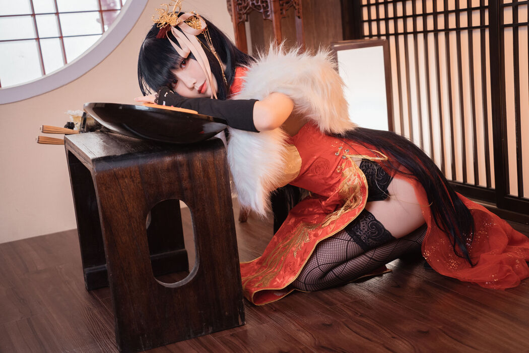 [COS Welfare] Cute and Popular Coser Noodle Fairy - Dafeng Cheongsam