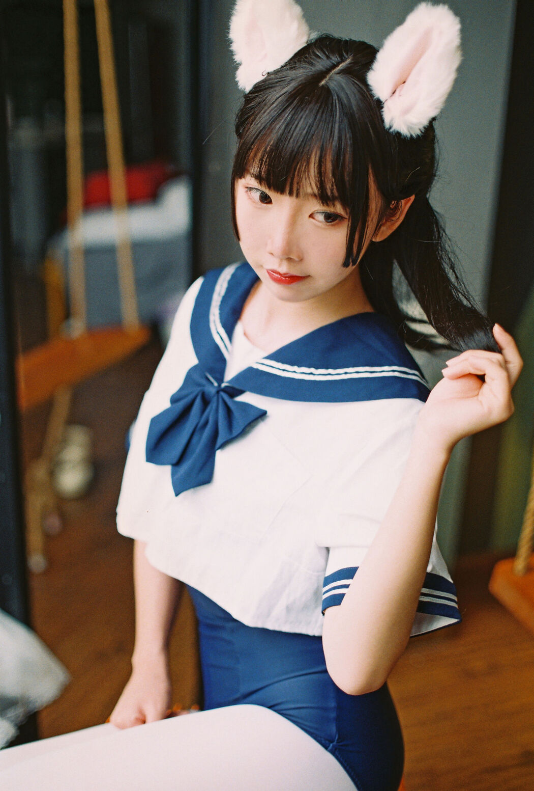 [COS Welfare] Cute and popular Coser Noodle Fairy - Sailor Suit Dead Pool Water