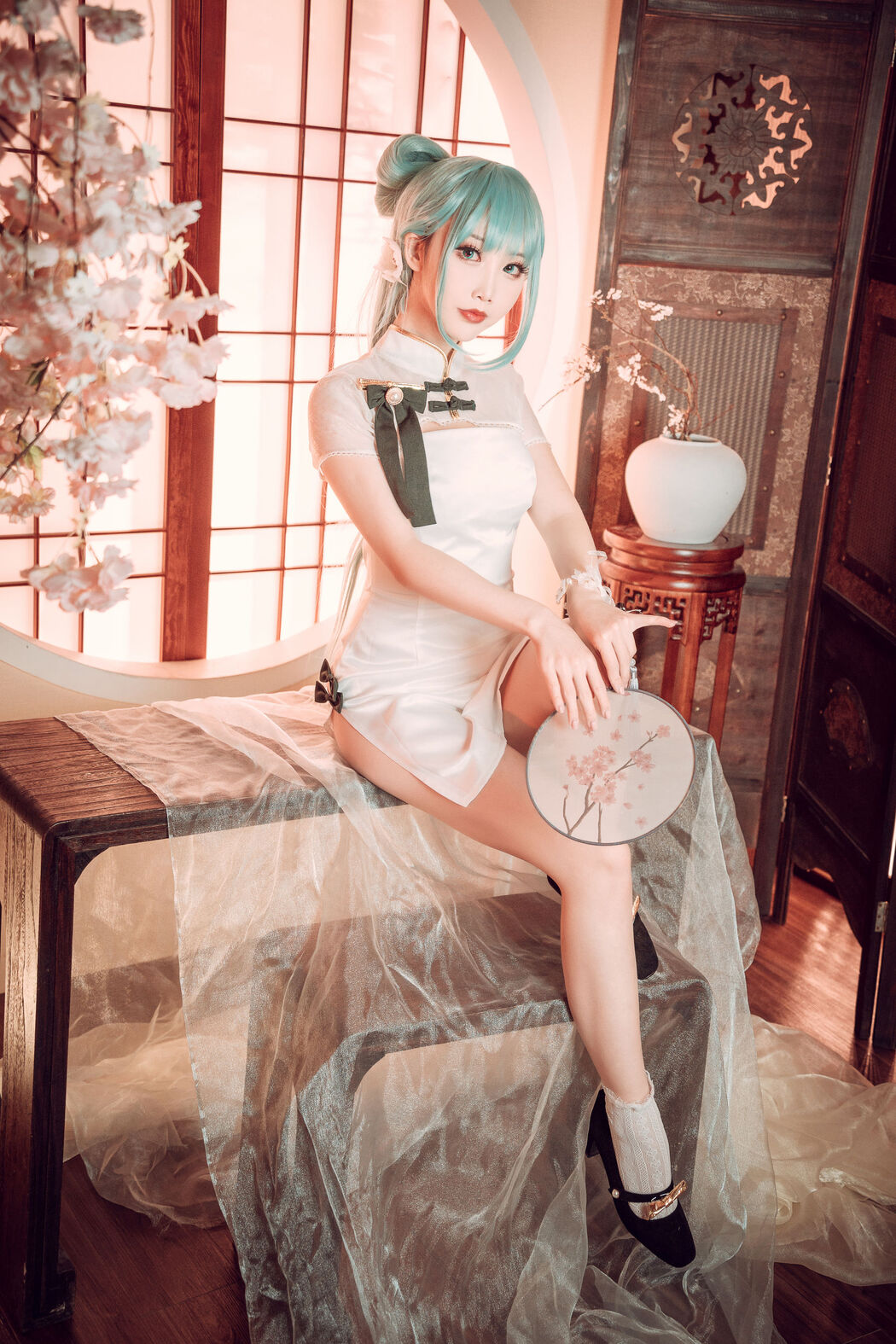 [COS Welfare] Cute and Popular Coser Noodle Fairy - Hatsune Cheongsam