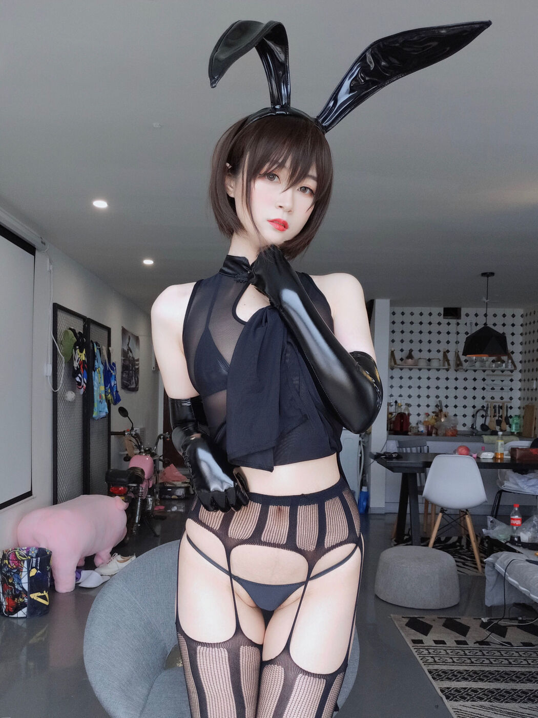 COSER Silver 81 "Transparent Cheongsam" [COSPLAY Girl]