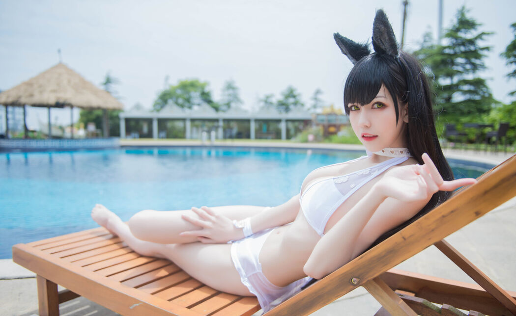 COSER your negative Qing "Atago Swimsuit" [COSPLAY benefits]