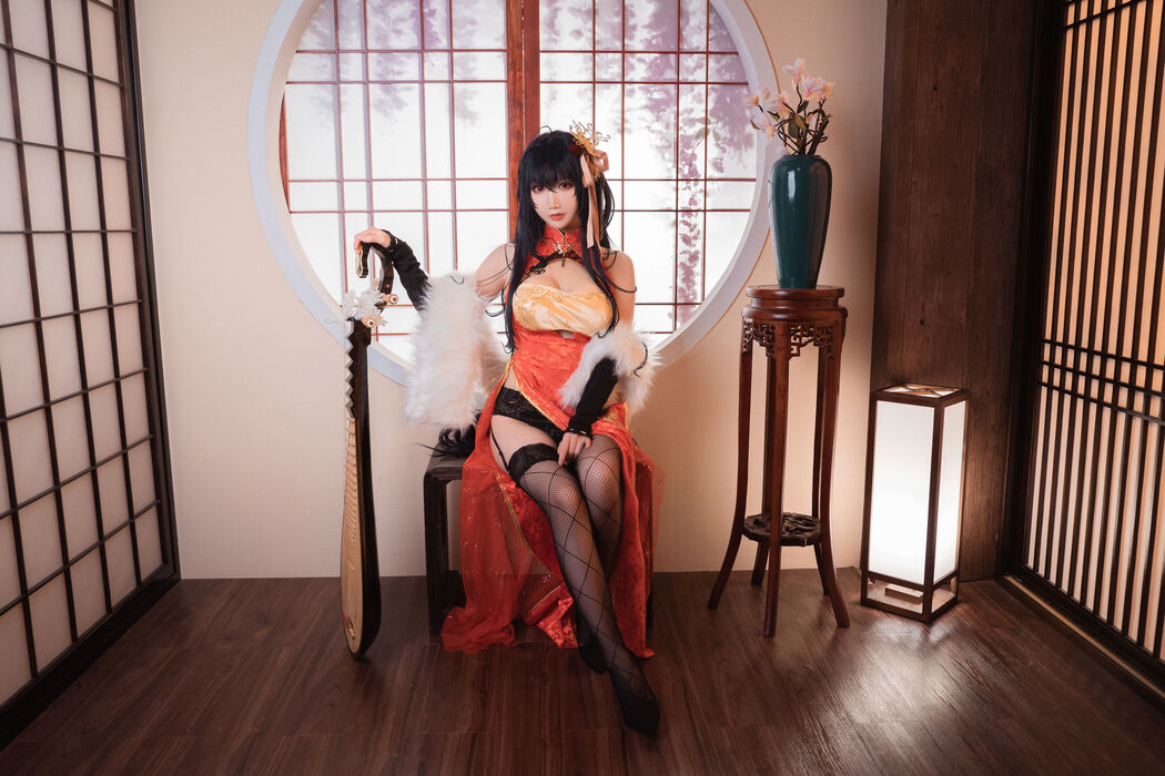 [COS Welfare] Cute and Popular Coser Noodle Fairy - Dafeng Cheongsam